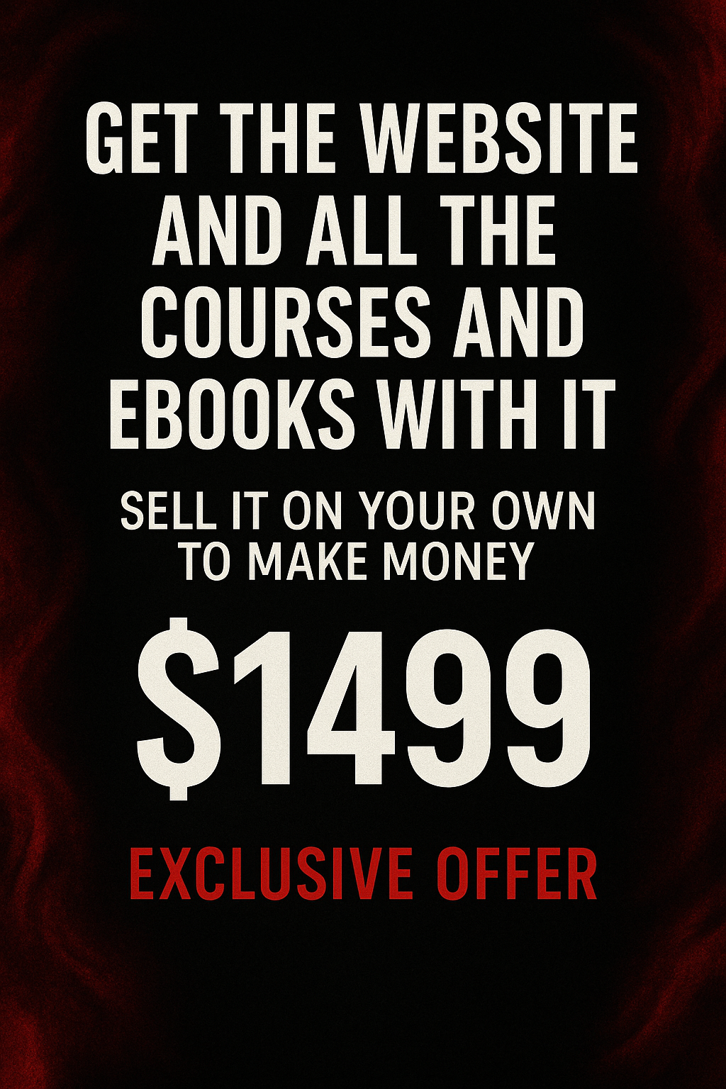 VIP OFFER: (Website Database + Website Copy + Courses + Ebooks) Get access to everything - Make Your Own Money