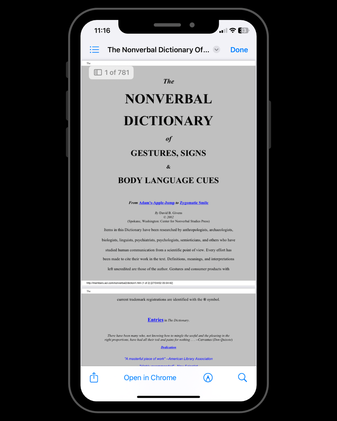 The Nonverbal Dictionary of Gestures, Signs & Body Language Cues