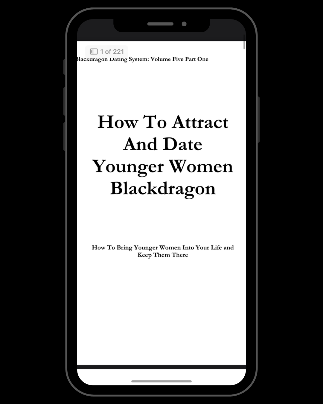 How to Attract and Date Younger Women Black dragon