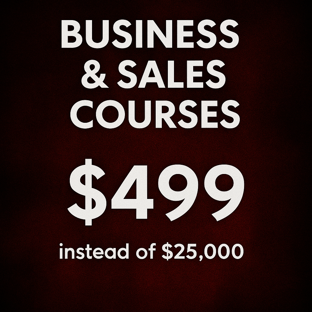 Get all the Business & Sales related Courses & E-books: Exclusive offer (10TB+) bundle