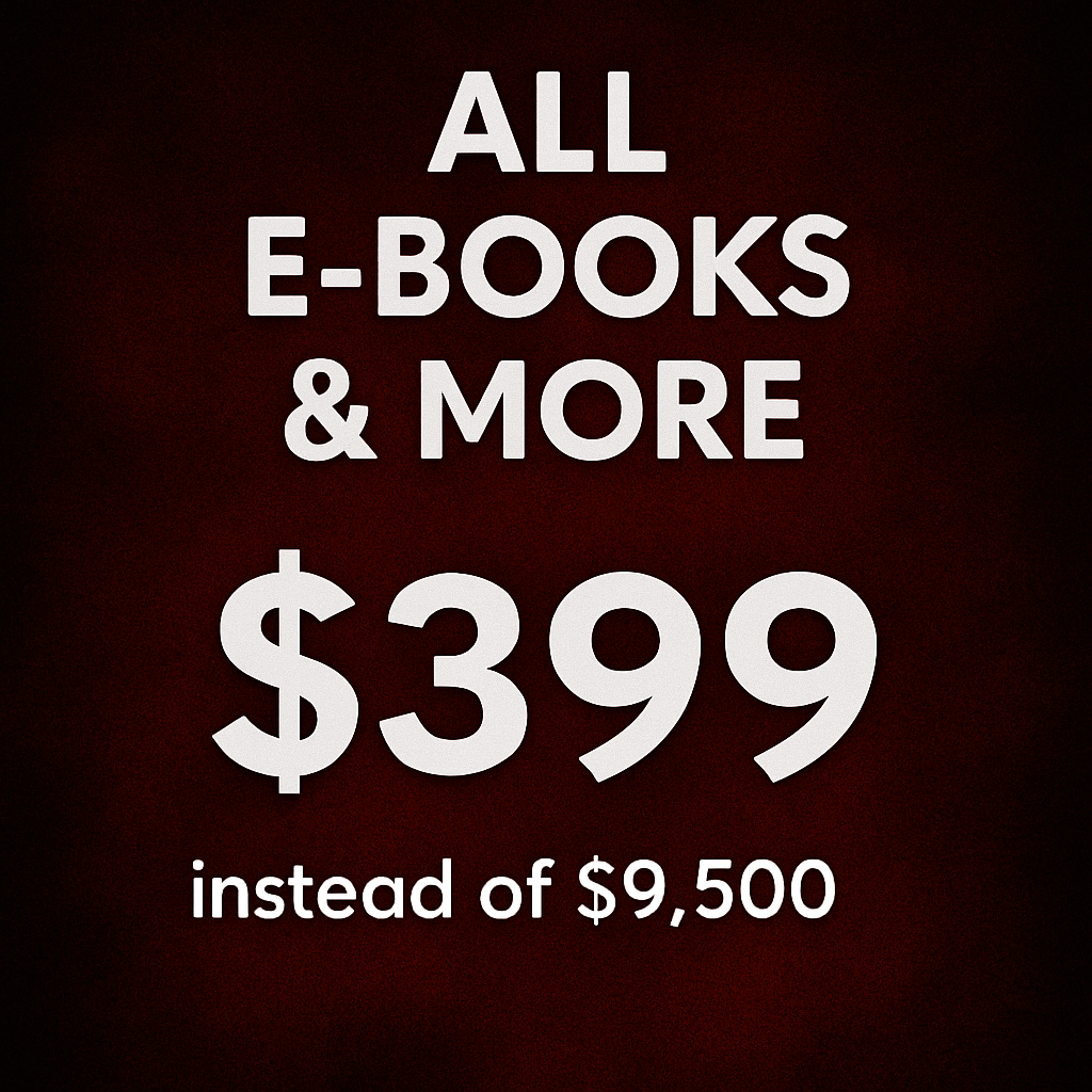 Offer Bundle: (>10GB) of Premium E-books (All e-book on the website)