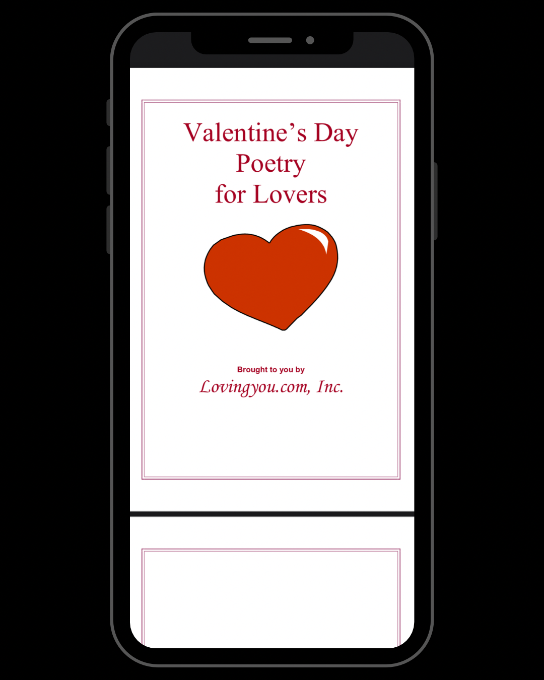 Valentine's Day Poetry for Lovers