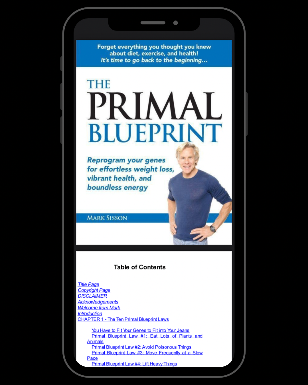 The Primal Blueprint
