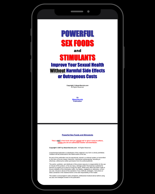 Powerful Sex Foods and Stimulants