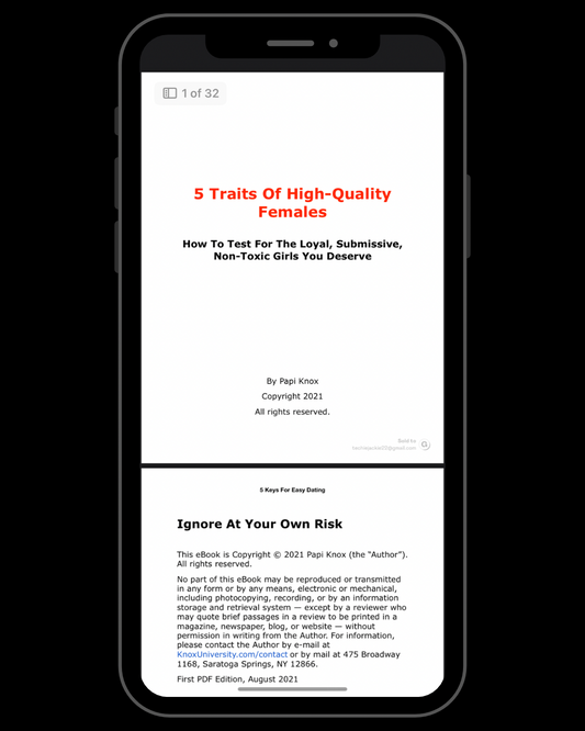 5 Traits of High Quality Females