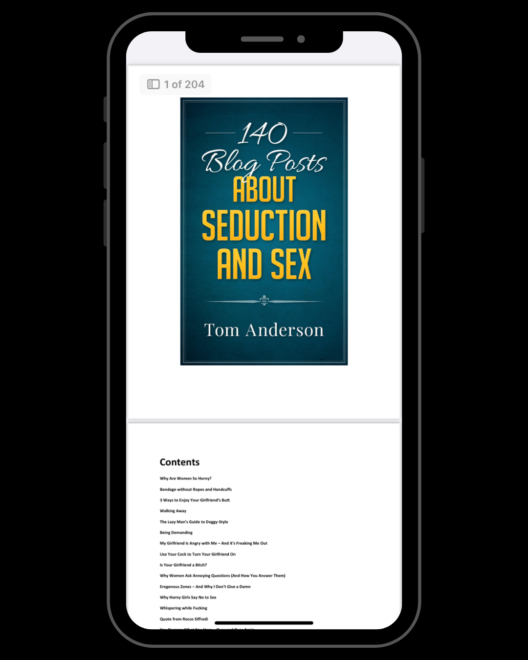 140 Blog Posts about Seduction and Sex
