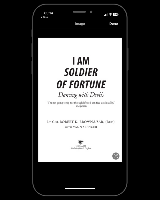 I am Soldier of Fortune: Dancing with Devils