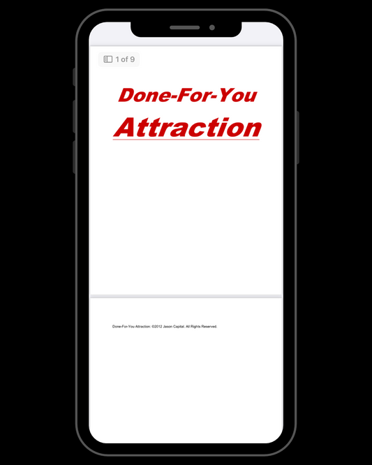 Done For You Attraction