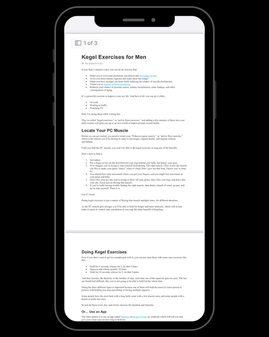 Kagel Exercises for Men