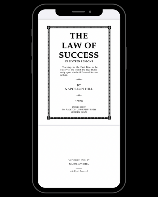 The Law of Success in Sixteen Lessons
