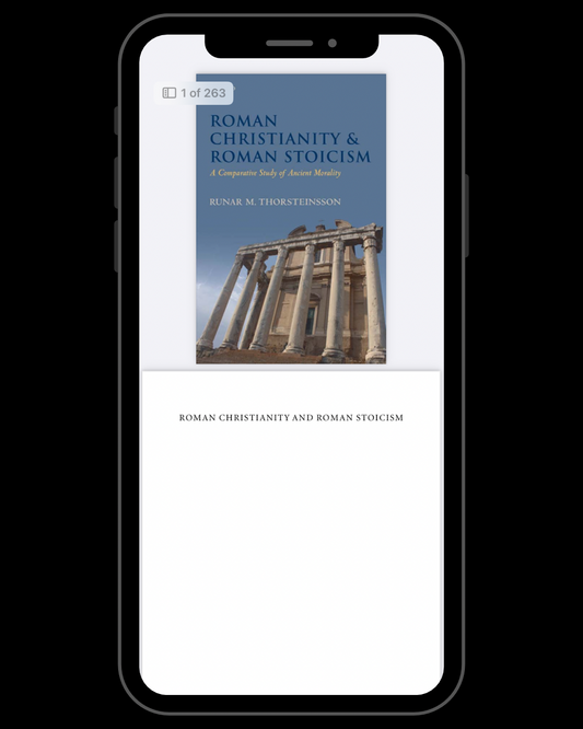Roman Christianity & Roman Stoicism
