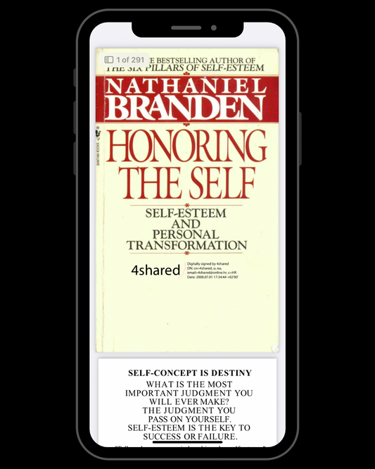 Honoring the Self: Self-Esteem and Personal Transformation