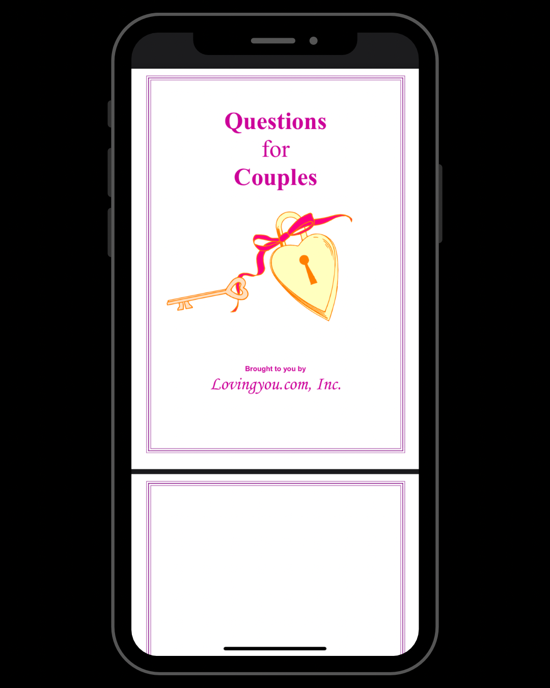 Questions for Couples