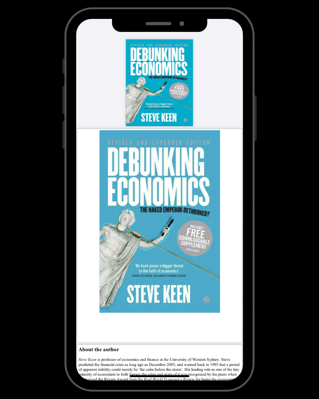 Debunking Economics: The Naked Emperor Dethroned?
