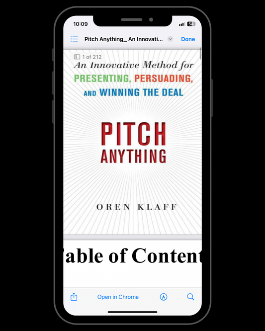 Pitch Anything: An Innovative Method for Presenting