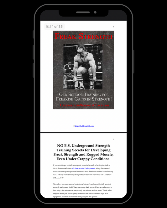 Freak Strength: Old School Training for Freakish Gains in Strength