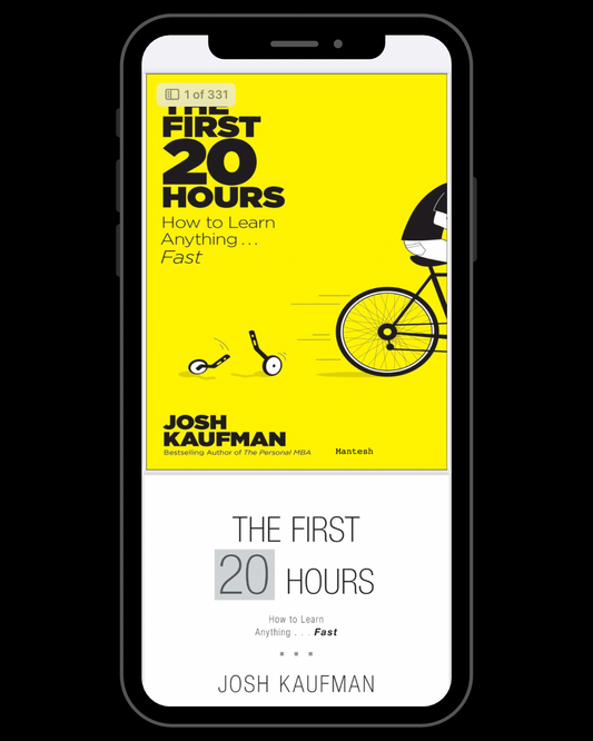 The First 20 Hours: How to Learn Anything Fast