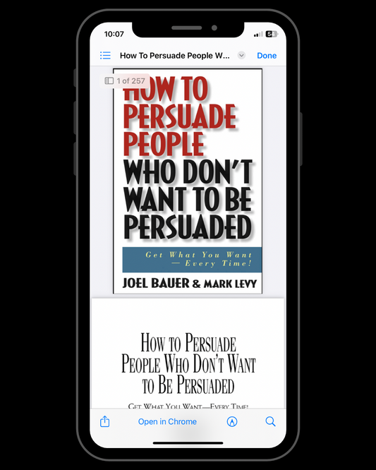 How to Persuade People who Don't Want to be Persuaded