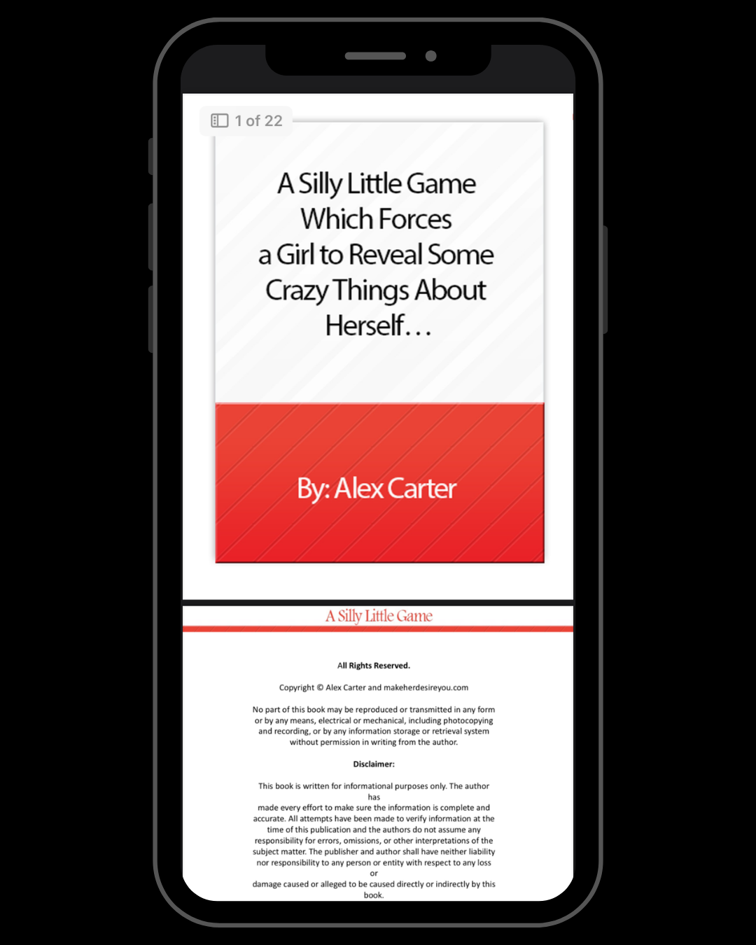 A Silly Little Games which Forces a Girl to Reveal Some Crazy Things About Herself