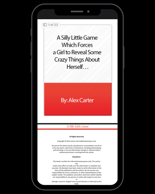 A Silly Little Games which Forces a Girl to Reveal Some Crazy Things About Herself