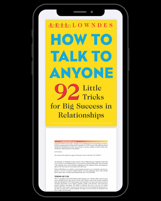 How to Talk to Anyone