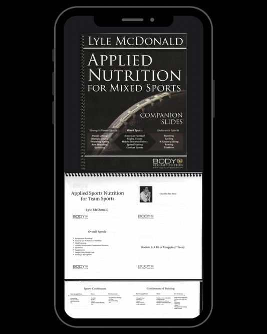Applied Nutrition for Mixed Sports