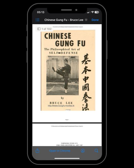 Chinese Gung Fu: The Philosophical Art of Self Defense