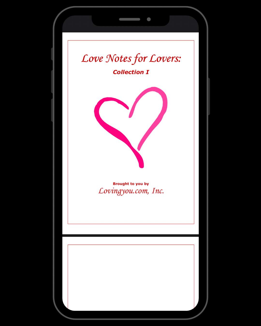 Love Notes for Lovers: Collection I