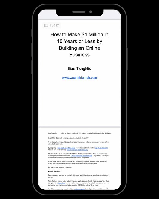 How to Make $1 Million in 10 Years or Less by Building an Online Business