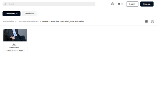 Bob Woodward Teaches Investigative Journalism