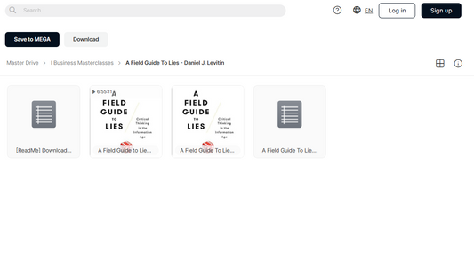 A Field Guide to Lies