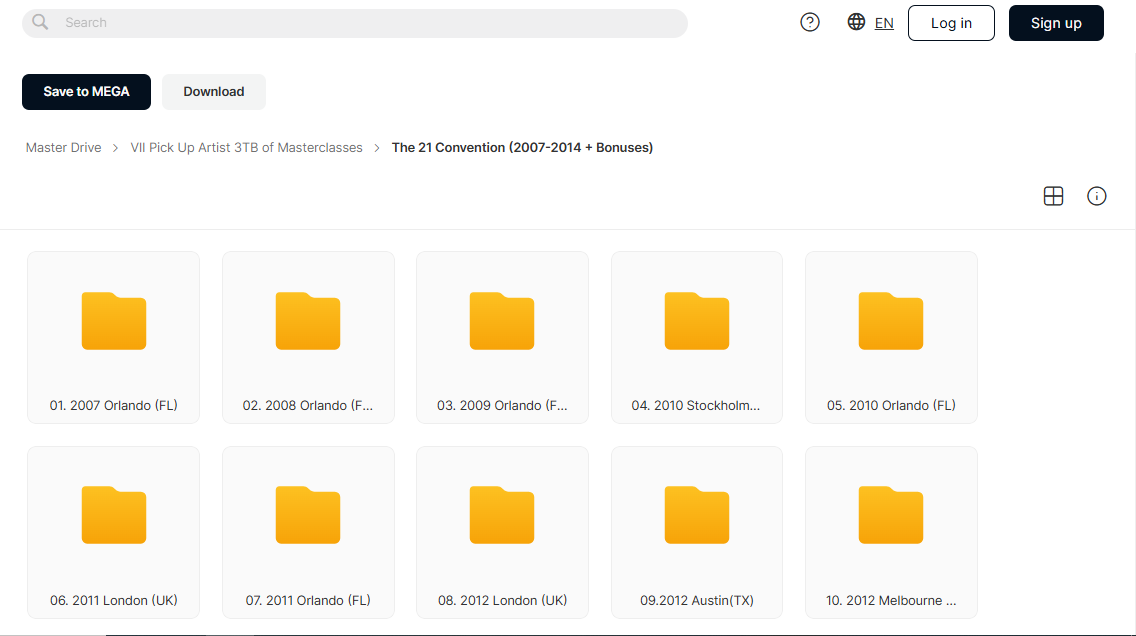 The 21 Convention (2007-2014 + Bonuses)