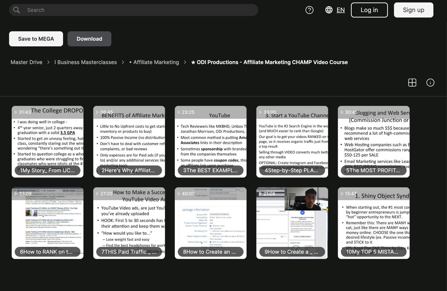 Affiliate Marketing CHAMP Video Course