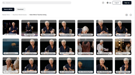 Helen Mirren Teaches Acting