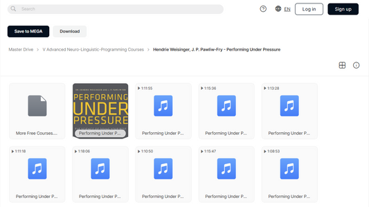 Performing Under Pressure