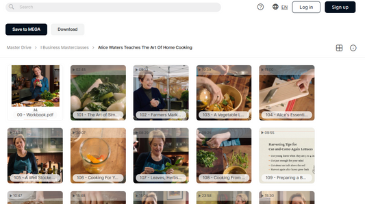Alice Waters Teaches the Art of Home Cooking