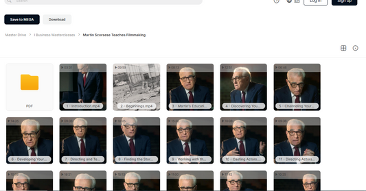 Martin Scorsese Teaches Filmmaking