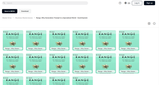 Range, Why Generalists Triumph in a Specialized World