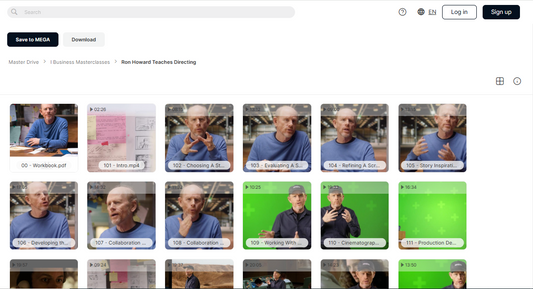 Ron Howard Teaches Directing