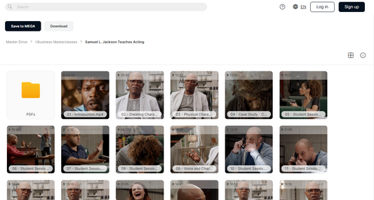 Samuel L. Jackson Teaches Acting