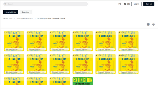 The Sixth Extinction